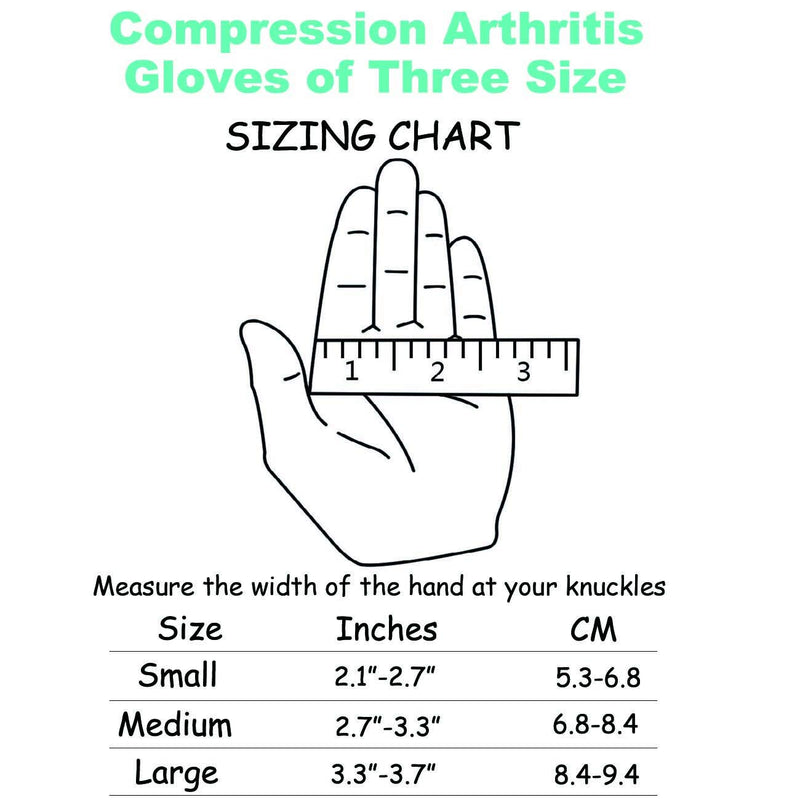 [Australia] - 2 Pairs Arthritis Compression Gloves for Arthritis, Rheumatoid, Carpal Tunnel Pain, Driving, Typing Fingerless Gloves For Women Men, Support Hand, Wrist and Joint (Pure Black, Small) Pure Black 