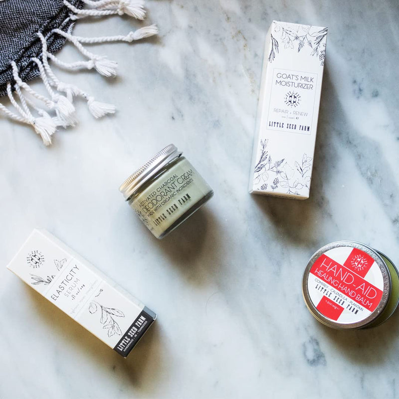 [Australia] - Little Seed Farm All Natural Deodorant Cream, Aluminum Free Deodorant for Women or Men, 2.4 Ounce - Activated Charcoal 