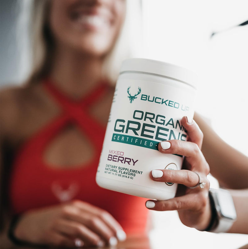 [Australia] - Greens Superfood Powder Mixed Berry | 8 Most Essential Mixed Greens | Certified 100% Organic | Chlorella, Spinach, Kale, Spirulina, Alfalfa, Broccoli, Wheat Grass, & Barley Grass | 30 SERV | 11.17 OZ 