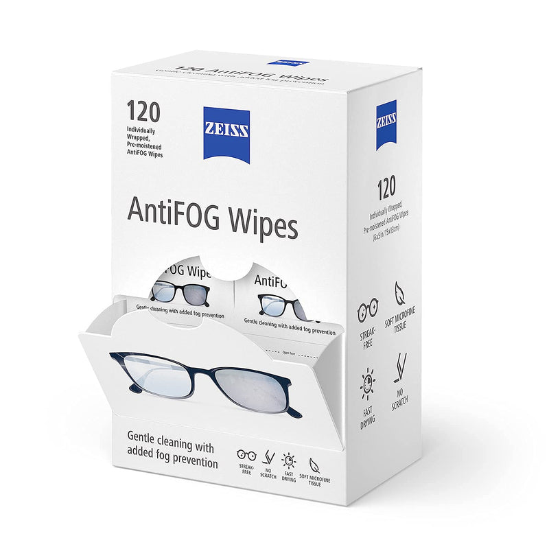 [Australia] - ZEISS AntiFOG wipes, 120 count 