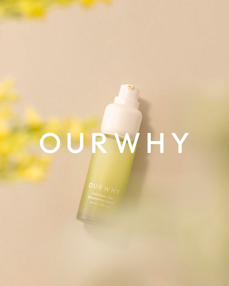 OURWHY Calendula Vita Serum (1.35fl oz) - Hydrating Serum for an Even Skin Tone Infused with Calendula Extract, Vitamin C Derivatives, and Soothing Ingredients