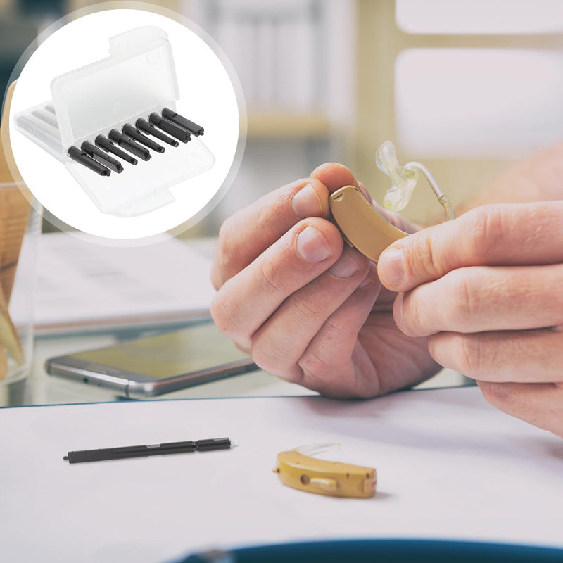 1 Set Wax Protection Filter Wax Guards for Hearing Aids With Clear Cleaning Kit