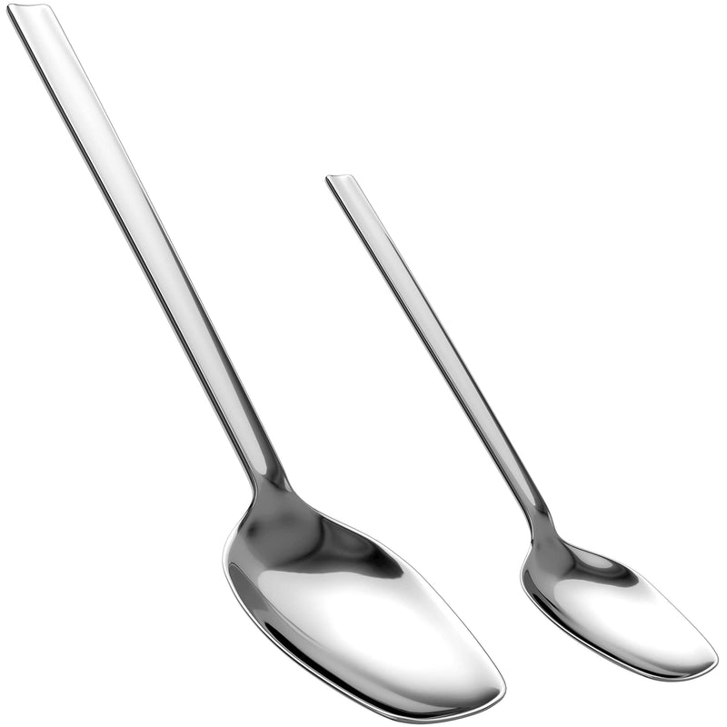 [Australia] - Silverware Adaptive Spoons for Parkinson's - Utensils for Elderly, Disabled, Adults, Parkinson's Patients, Handicapped, Non-Weighted Flat Edge Spoon by Senior ICare 