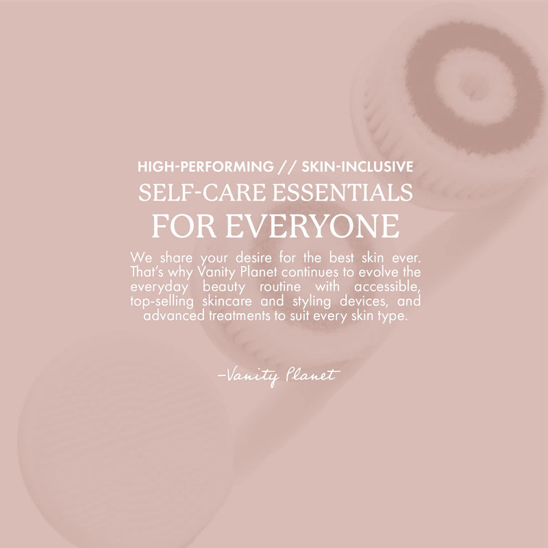 Vanity Planet Raedia & Ultimate Skin Spa Combo 3 Brushes - Designed for Raedia, Glowspin, & Ultimate Skin Spa System to Ensure Effective Cleansing and Exfoliating