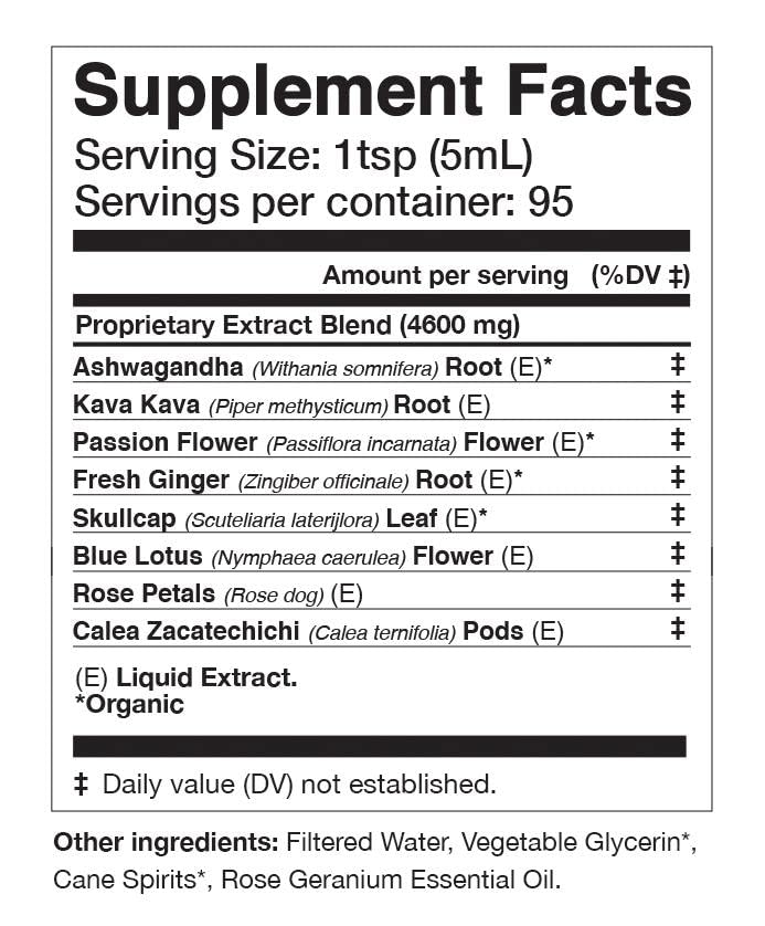 [Australia] - Anima Mundi Lucid Dreaming Elixir - Herbal Liquid Supplement - Calming Bedtime Tonic with Skullcap, Kava Kava and Rose - Bedtime Tonic (2 oz) 