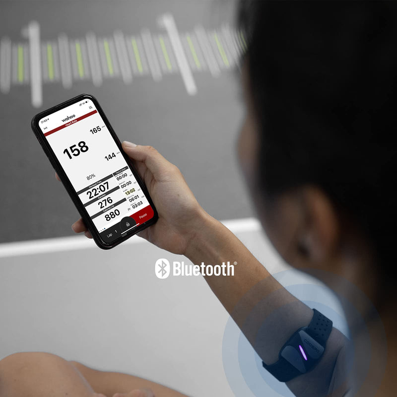 [Australia] - COOSPO Heart Rate Monitor Armband HW807, Bluetooth 5.0 ANT+ HRM with HR Zone LED Indicator, Tracking Heartbeat HRV for Fitness Training, Work with Peloton/Polar/Wahoo/Strava/Zwift/DDP Yoga HW807 Armband Heart Rate Monitor 