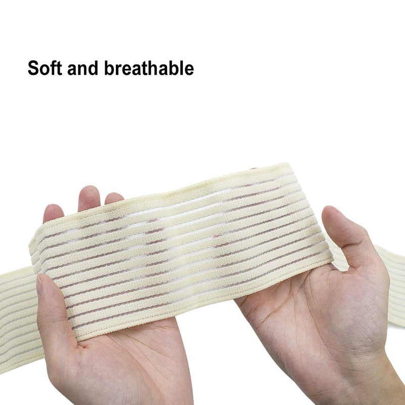 [Australia] - Luwint Bounce Breast Compression Band - Post Surgical Implant Stabilizer Strap Support Brace Bandage (Beige) Beige 