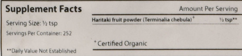 [Australia] - Banyan Botanicals Haritaki Powder – Certified Organic, 1 Pound – Terminalia chebula – for Detoxification & Rejuvenation* – Organic, Vegan, Non-GMO, Gluten Free, Certified Fair for Life Fair Trade 1 Pound (Pack of 1) 
