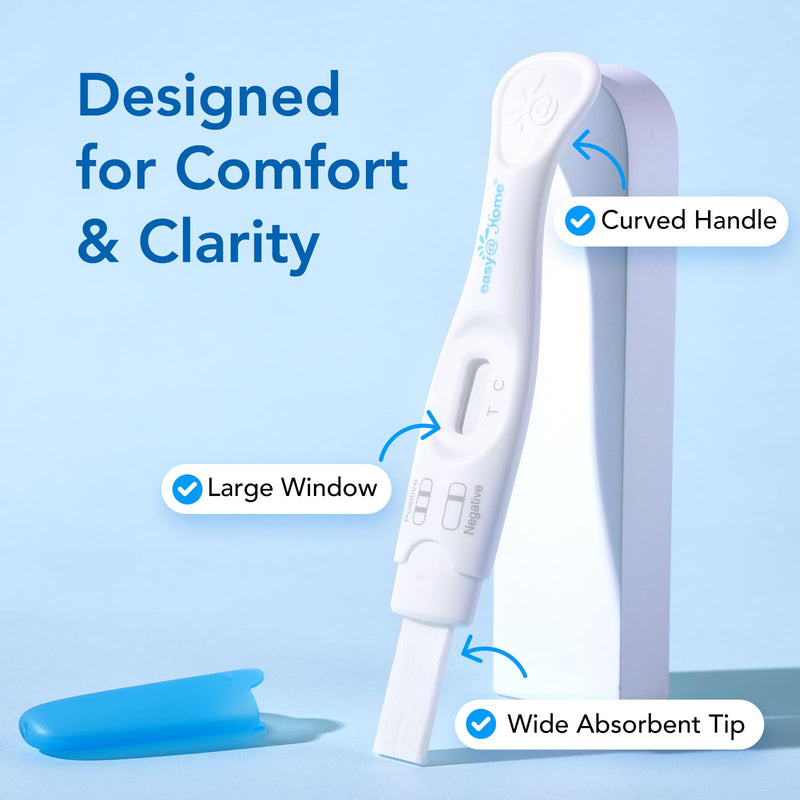 Easy@Home FSH Test Kit for Women: 5 Midstream Urine Tests | Female Health Testing; Qualitative Yes/No Results; Quick and Convenient At-Home Use