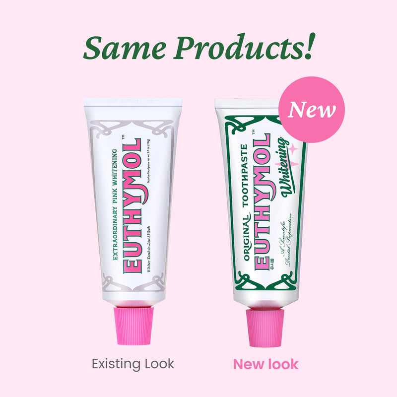 EUTHYMOL Whitening Toothpaste Gift Set | 3.7 oz*2 + Squeezer Set | Whitening Toothpaste, Squeezer set for Sensitive Gum & Teeth, Refreshing Breath, Cavity Prevention, Best Gift for Loved One