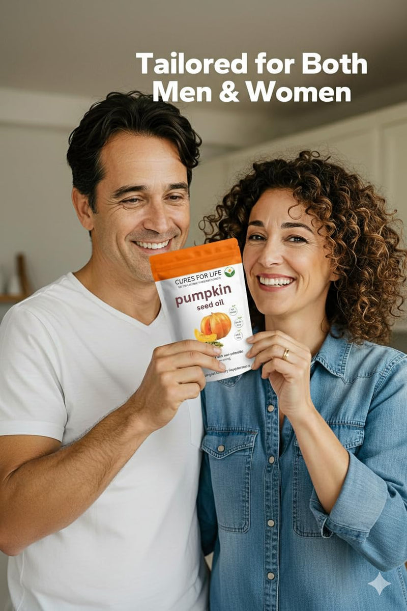 [Australia] - Pumpkin Seed Oil with Saw Palmetto ‚Äì 3000mg Per Serving, 300 Softgels | Cold Pressed Virgin Oil | Supports Prostate, Bladder, Urinary & Hair Health | Non-GMO 