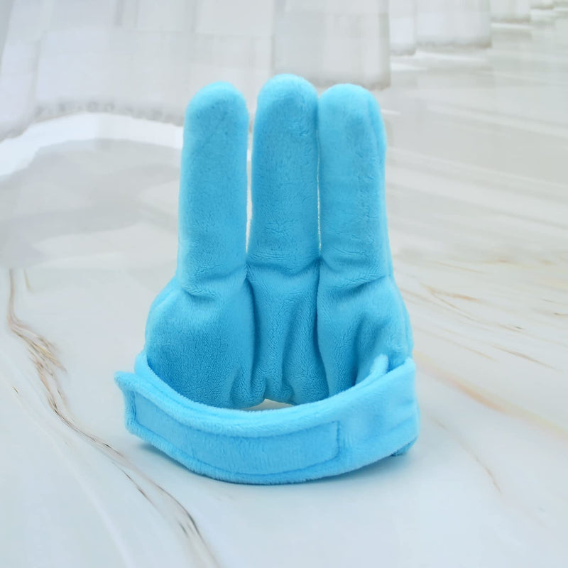 rainbowstar 2 Pack Palm Protector with Finger Separators Hand Contracture Cushion Finger Rehabilitation Training Device for Stroke Hemiplegia