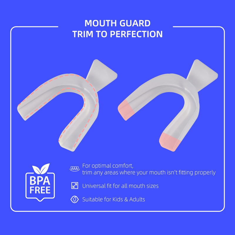 [Australia] - Mouth Guard for Grinding Teeth at Night，buluoushen Night Guard，10 Pack Night Guards for Teeth Grinding，Teeth Grinding Mouth Guard for Sleep,1 Sizes & 1 Travel Case 