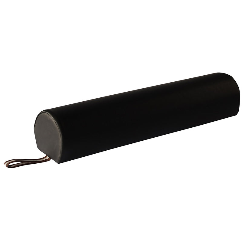 [Australia] - Master Massage 6"x26" 3/4 Round Massage Bolster - Black | Premium Support Pillow for Professional & Home Use 