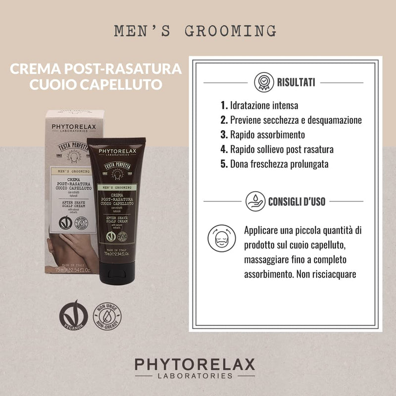 [Australia] - Phytorelax Scalp Cream Post-Shave, Pack of 1 (1 x 75ml) 