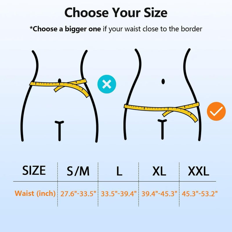 [Australia] - SueStar Sacroiliac Belt with Removable 3D Pressure, Hip Brace for SI Joints Pain, Lower Back Pain and Sciatica Nerve Relief, Anti-slip Si Joint Belt for Women,Gery.2XL XXL (Hip Size45.3-53.2Ôºâ Grey 