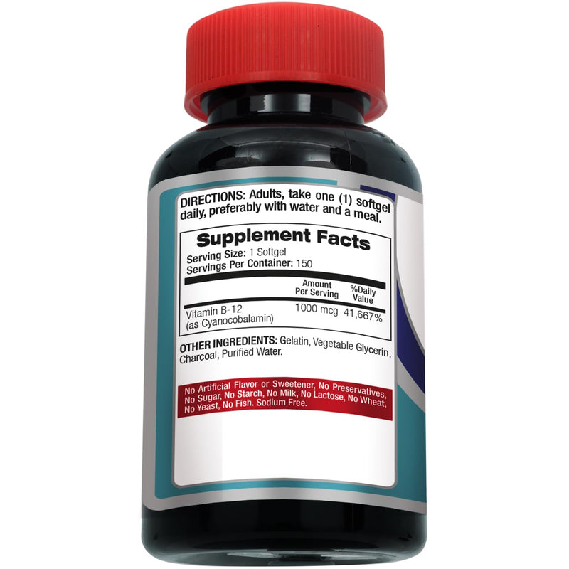 FITO MEDIC'S Lab | Vitamin b12 | b12 Vitamins | 150 Softgels.