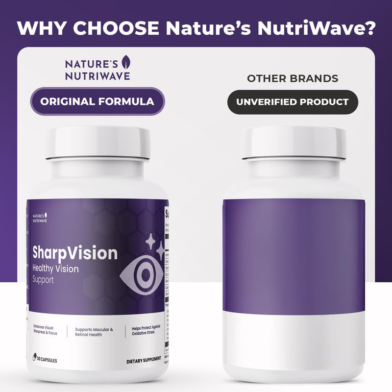 SharpVision – Vitamin A, C, E, Zinc & Selenium – 30 Ct, 1 Month Supply | Vitamin A, C, E, Zinc & Selenium | Non-GMO, Made in USA | Easy-to-take daily capsule 30 Count (Pack of 1)