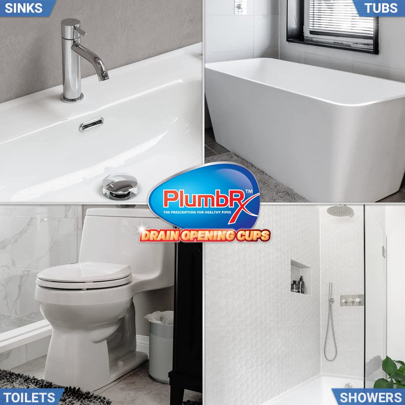 [Australia] - Drain Opener Powder | Hair Drain Clog Remover | Drain Cleaner For Toilets, Sinks, Tubs - Septic Safe | 3 Uses + Hair Snake 1 Pack 