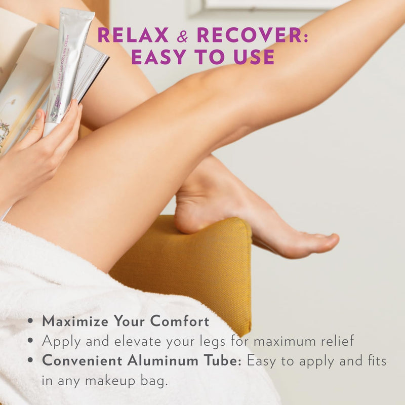 [Australia] - Alba1913 Vegan Leg Cooling Cream - Cooling Relief for Tired, Heavy Legs, Reduces Fatigue & Heaviness, Stimulates Circulation, Deep Moisturizing & Softening, Refreshing Formula, Easy to Use - 75g 