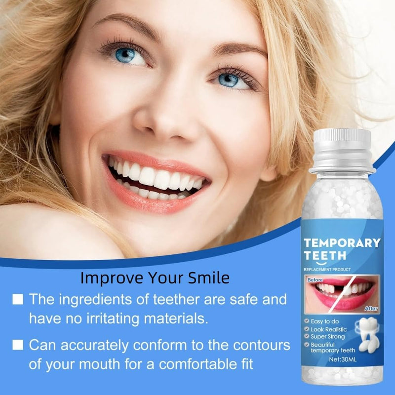 [Australia] - Tooth Repair Kit, Moldable Tooth Filling Repair Kit, Dental Care Kit Fixing The Missing and Broken Replacements, DIY Natural Filling Fake Teeth,Smile Confidently Again 