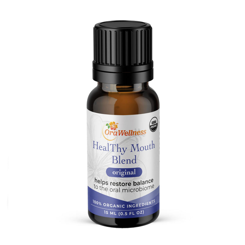 OraWellness Healthy Mouth Blend Organic Tooth Oil, Fluoride Free Made in The USA Toothpaste & Mouthwash Alternative Tooth, Natural Rinse for Healthy Teeth & Gums for Women, Men and Kids, Pack of 1 Original 0.5 Fl Oz (Pack of 1)