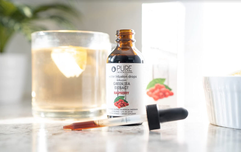 [Australia] - Pure Inventions Green Tea Supplement, Raspberry, 2 Ounce Green Tea Raspberry - Single 