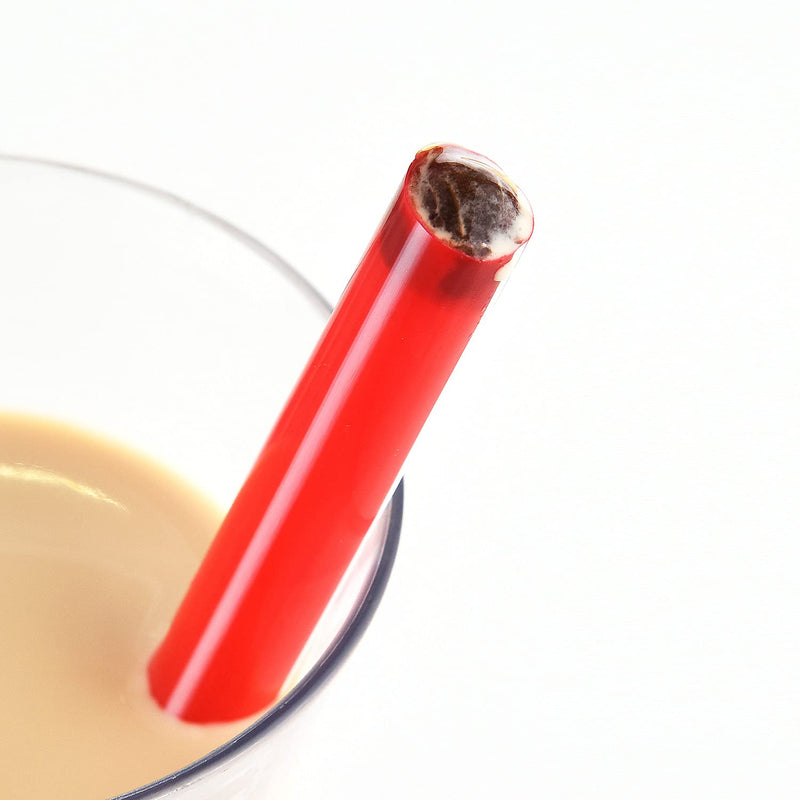 [Australia] - 100 Extra Large Plastic Bubble Tea Smoothie Straws, 1/2" Wide X 8 1/2" Long Boba Straws 12mm Extra Wide 