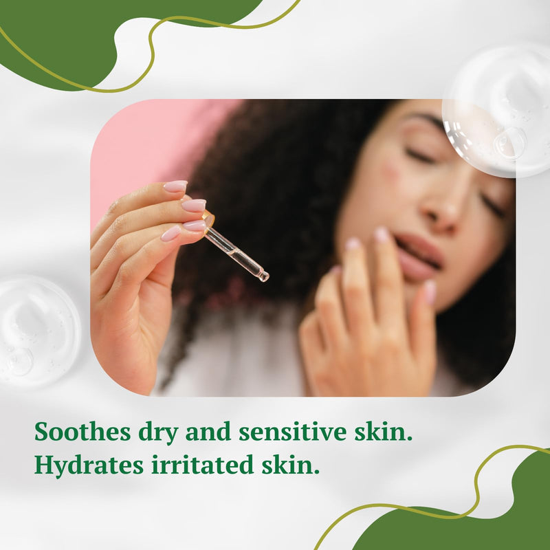 Aloe Vera Serum with Vitamin C for Wrinkles & Fine Lines, Use To Brighten Skin-Correct Dark Circles, Hydrate and Even Skintone. Use for a Natural Makeup Primer
