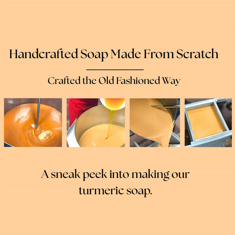 Aspen Kay Naturals Turmeric Soap for Face & Body - made with Organic Shea Butter, Chamomile & Calendula - Gentle Turmeric Face Wash, All Skin Types, Made in USA (2 pack) 4.5 Ounce (Pack of 2)