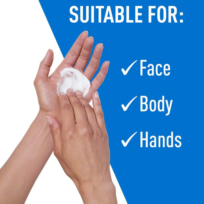 CeraVe Moisturizing Cream & Hydrating Facial Cleanser Set for Dry Skin | Travel Essentials Combo Pack with 1oz Cleanser and 16oz Cream with Pump For Dry Skin Relief