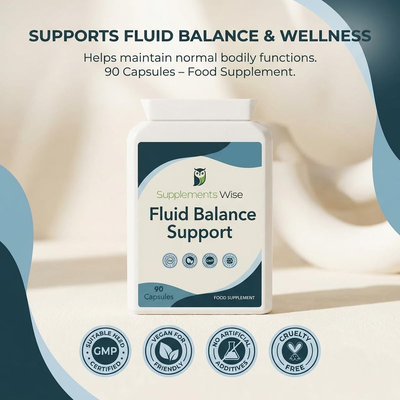 Water Retention Tablets for Women - Water Tablets for Fluid Retention - Detox and Debloat - 90 Capsules for Swollen Ankles, Feet and Legs - Natural Bloating Relief Including Magnesium Citrate, Alfalfa