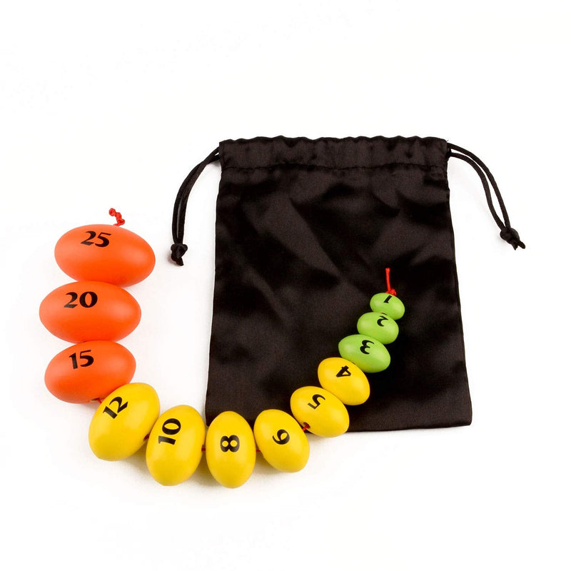 [Australia] - Medarchitect Wooden Prader Orchidometer, Prader Balls, Endocrine Rosary for Measuring Testis Scale in Clinic/Hospital for Endocrinologist and Pediatrician 