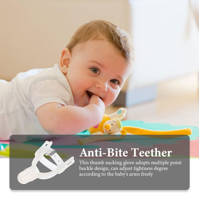 [Australia] - Thumb Sucking Stop: Children Finger Guard Thumb Sucking Treatment Wristband Silicone for 1-5 Years Baby Kids Toddler 