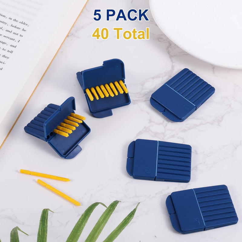 40pcs Hearing Aid Filters for Starkey, Plastic Hearing Aid Wax Guards Filters Hearing Aid Cleaning Accessories Kit Practical Hearing Aid Cleaning Supplies Tools Compatible with Starkey Hearing Aid