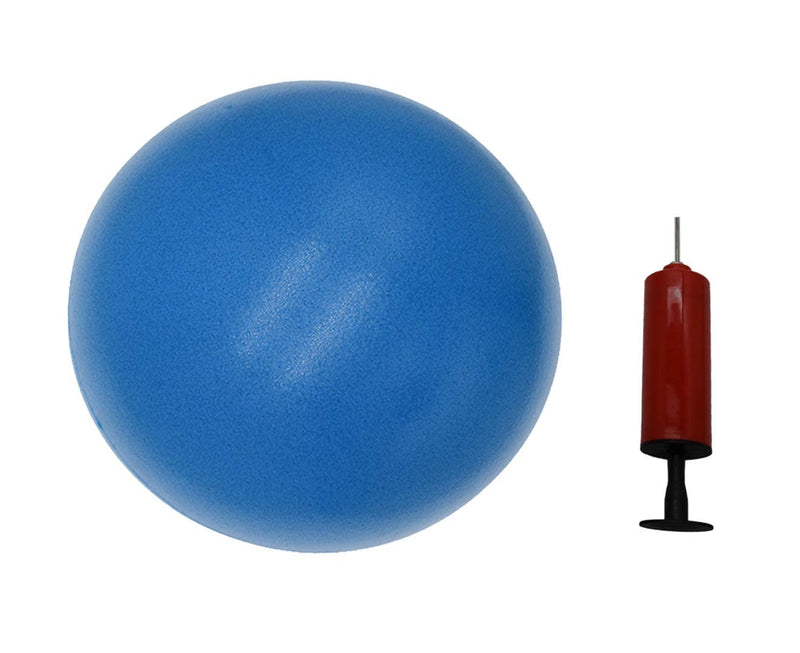 [Australia] - Small Exercise Ball for Between Knees, 6 inch Pilates Ball with Pump, Mini Yoga Core Ball Physical Therapy blue 