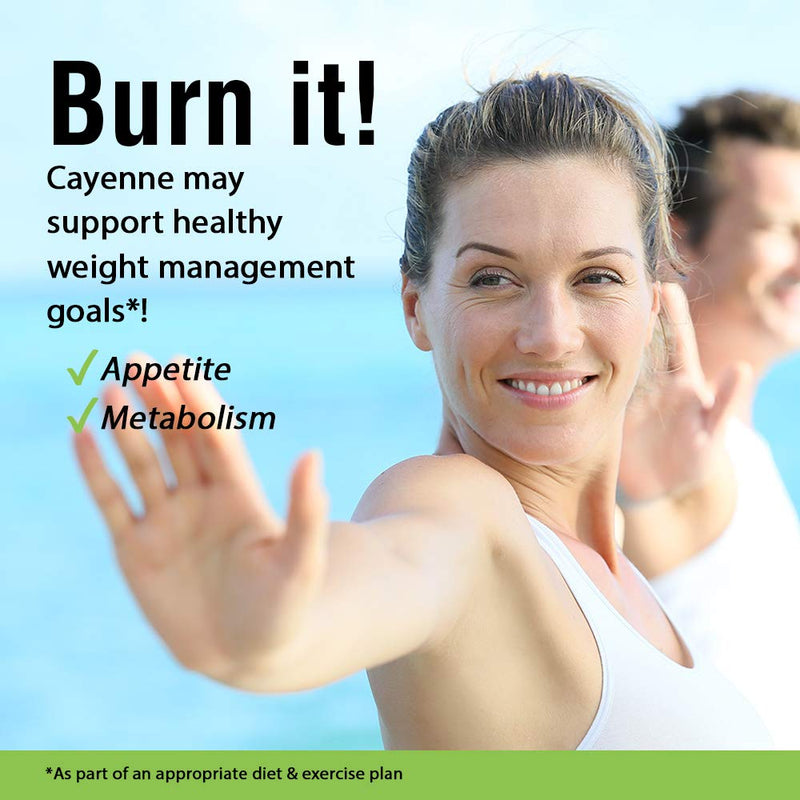 [Australia] - SOLARAY Cayenne Pepper 450 mg | 100,000 Heat Unit | Healthy Digestion, Circulation, Metabolism & Cardiovascular Support | Non-GMO | 100 VegCaps 100 Count (Pack of 1) 