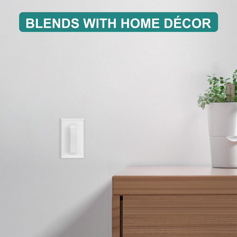 [Australia] - Light Switch Cover Guard, Child Proof Wall Switch Cover Keeps Your Lights or Switches from Getting Accidentally Turned ON or OFF, Toggle Style (White, 2 Pack) 