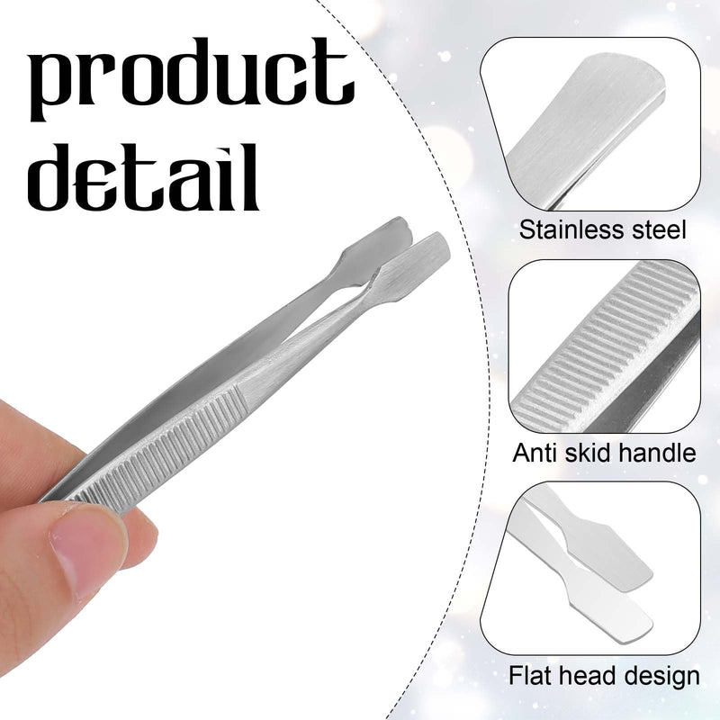 [Australia] - Pack of 2 stamp tweezers, stainless steel tweezers, portable tweezers, universal tweezers, stamp collector tools 