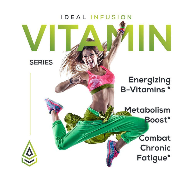 Ideal Infusion B-Bomb Vitamin B12 + B Complex Liquid Spray: Methylcobalamin with Adenosylcobalamin: Energy & Mood Support, Sugar-Free, Vegan, Organic Spearmint Flavor