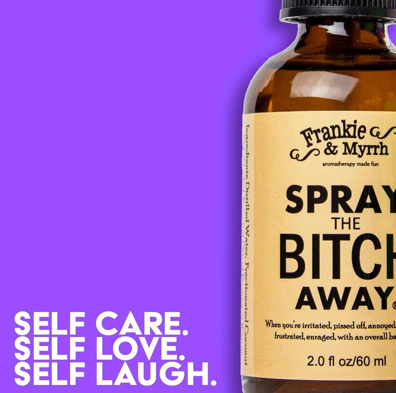 Frankie & Myrrh Spray The Bitch Away | Freshwater Perfume | Aromatherapy Life's Woes | with Bergamot, Lavender, Geranium, Frankincense