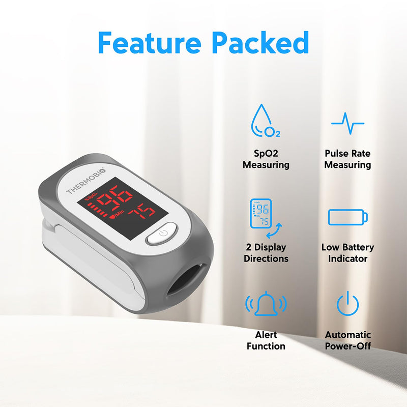 [Australia] - Fingertip Pulse Oximeter SPA30, Blood Oxygen Saturation Monitor, Fast SpO2 Reading Oxygen Meter with Clear OLED Screen 