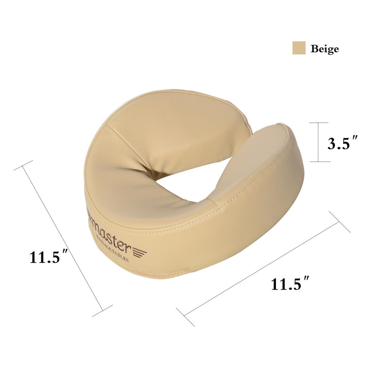 [Australia] - Master Massage Patented Ultra Plush Memory Foam Face Cushion Pillow Headrest Cream 