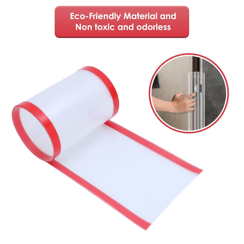 [Australia] - Angloria Baby Proofing Door Pinch Guard, Hinge Cover, Protector for Kids Finger Safety, Heavy Duty Jam Shield, Translucent 4 
