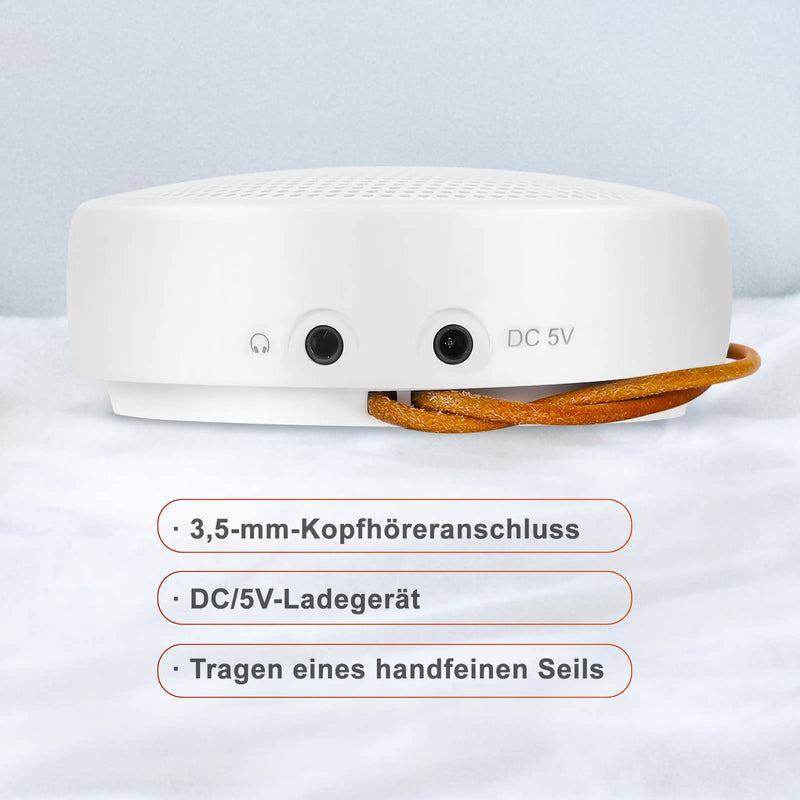 [Australia] - KIPCUSH White Noise Machine - Sleep Aid for Babies Adults, Rechargeable, Portable White Noise Machine Sound Machine with 20 Natural Soothing Sounds, White Noise Sounds and Sleep Timer 