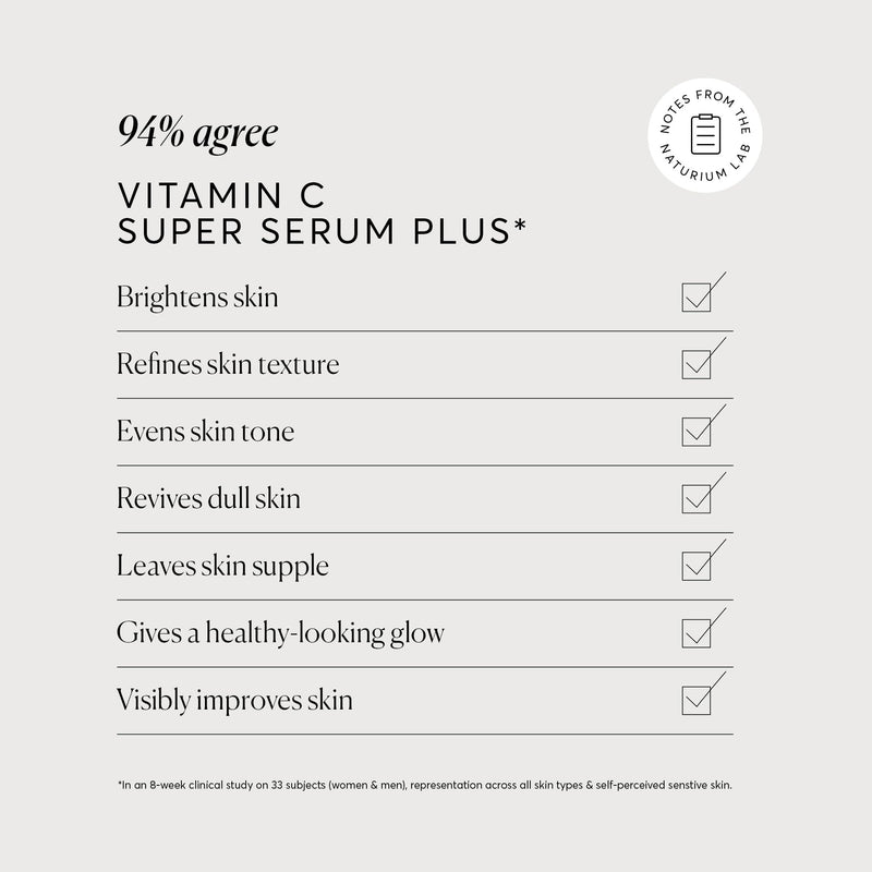 Naturium Vitamin C Super Serum Plus Jumbo, Smoothing Face Care, plus Retinol, Hyaluronic Acid, Niacinamide & Salicylic Acid, 2 oz 2 Fl Oz (Pack of 1)