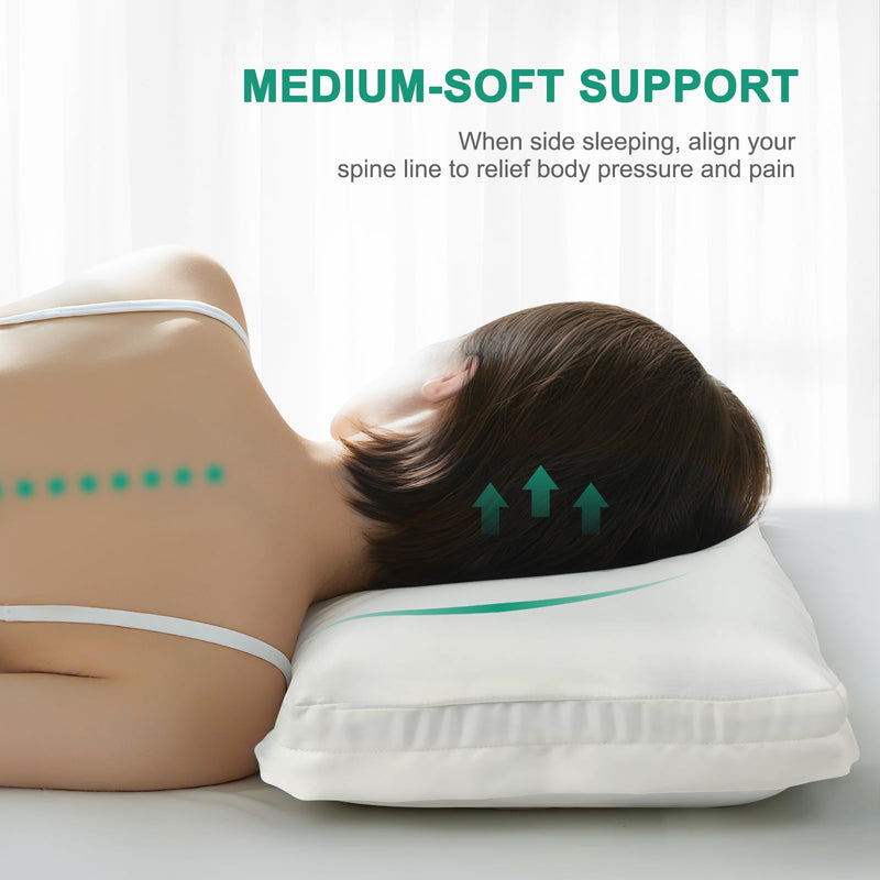 [Australia] - ibigbean Ear Piercing Pillow - Breathable Big Ear Hole Pillow - with Satin Smooth Pillowcase - 15.9''L x 11''W x 4''H - Come with Portable Backpack White-satin 1 Ear Hole - 15.9''L x 11''W x 4''H 