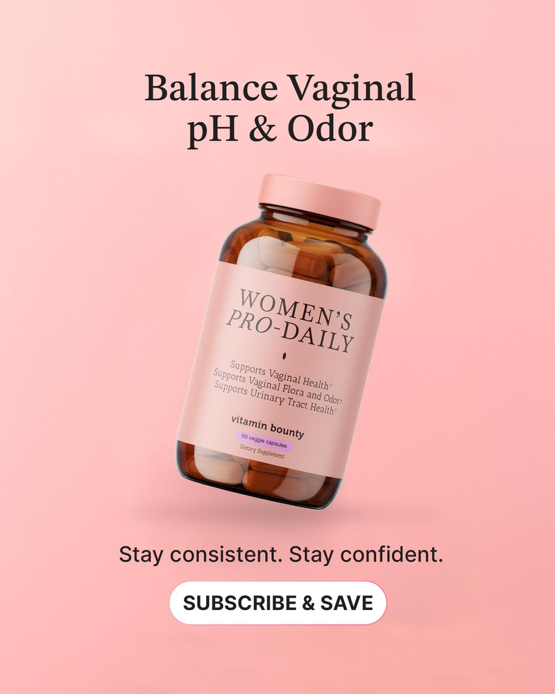 [Australia] - Vitamin Bounty Women's Pro-Daily Vaginal Probiotics - 10 Billion CFU, 5 Strains with Cranberry for Female Vaginal Health - Probiotics for Women pH Balance - Digestive & Urinary Support - 60 Capsules 60 Count (Pack of 1) 