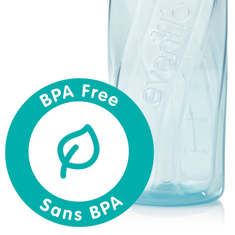 [Australia] - Evenflo Feeding Classic Tinted Plastic Standard Neck Bottles for Baby, Infant and Newborn - Teal/Green/Blue, 8 Ounce (Pack of 12) 12 Count (Pack of 1) Green/Blue/Teal 