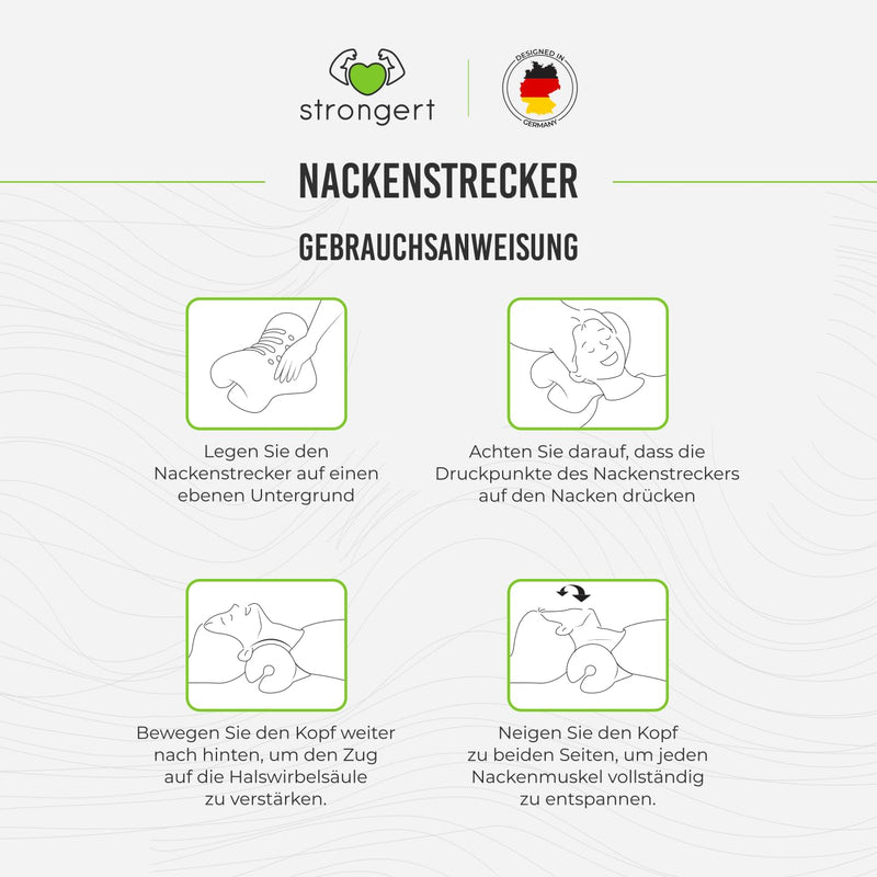 [Australia] - STRONGERT neck stretcher, neck and shoulder relaxer, posture correction of neck muscles, orthopedic cervical traction device for pain relief from headaches and neck pain 